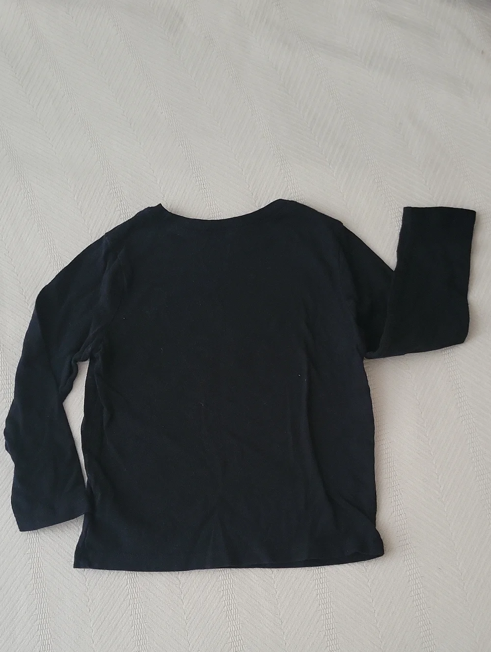Old Navy Black Long-Sleeve Ghost Valuable Player Tee